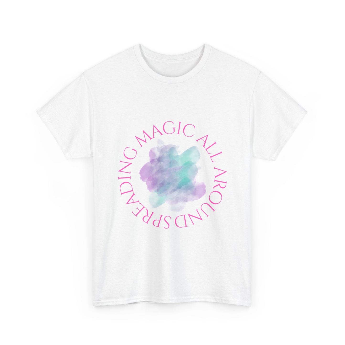 Pastel Watercolor Magic T-Shirt - "Spreading Magic All Around" Unisex Graphic Tee