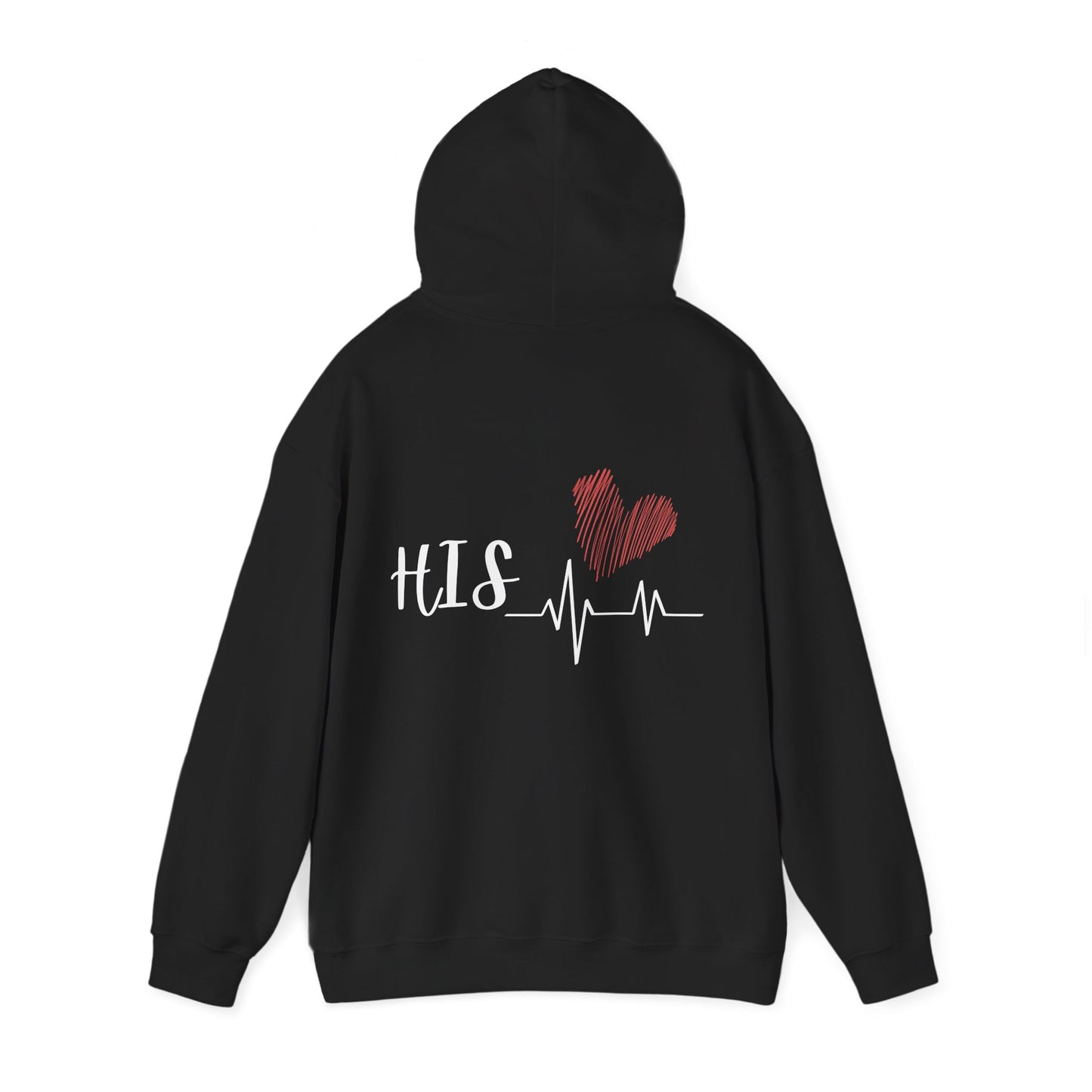 His Hoodie – Matching Valentine's Pullover - Unisex Fleece Hoodie