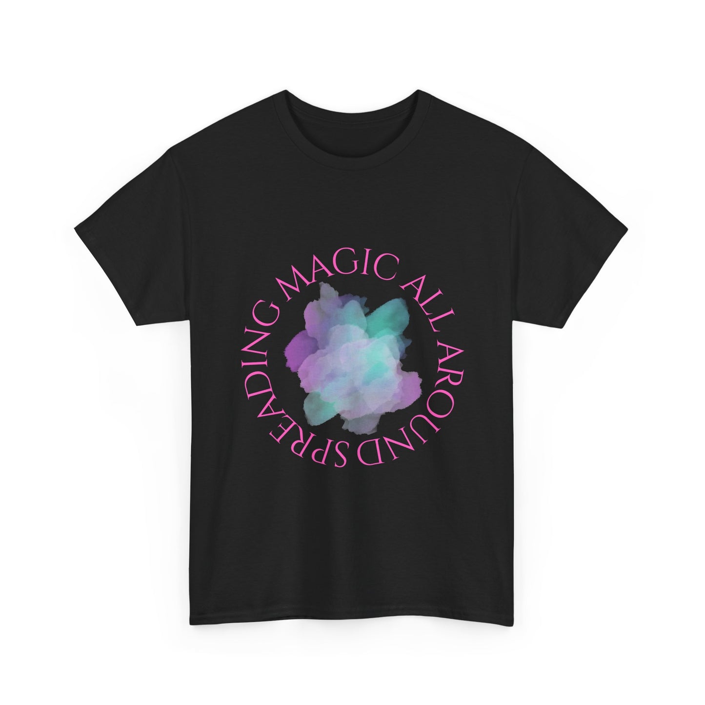 Pastel Watercolor Magic T-Shirt - "Spreading Magic All Around" Unisex Graphic Tee