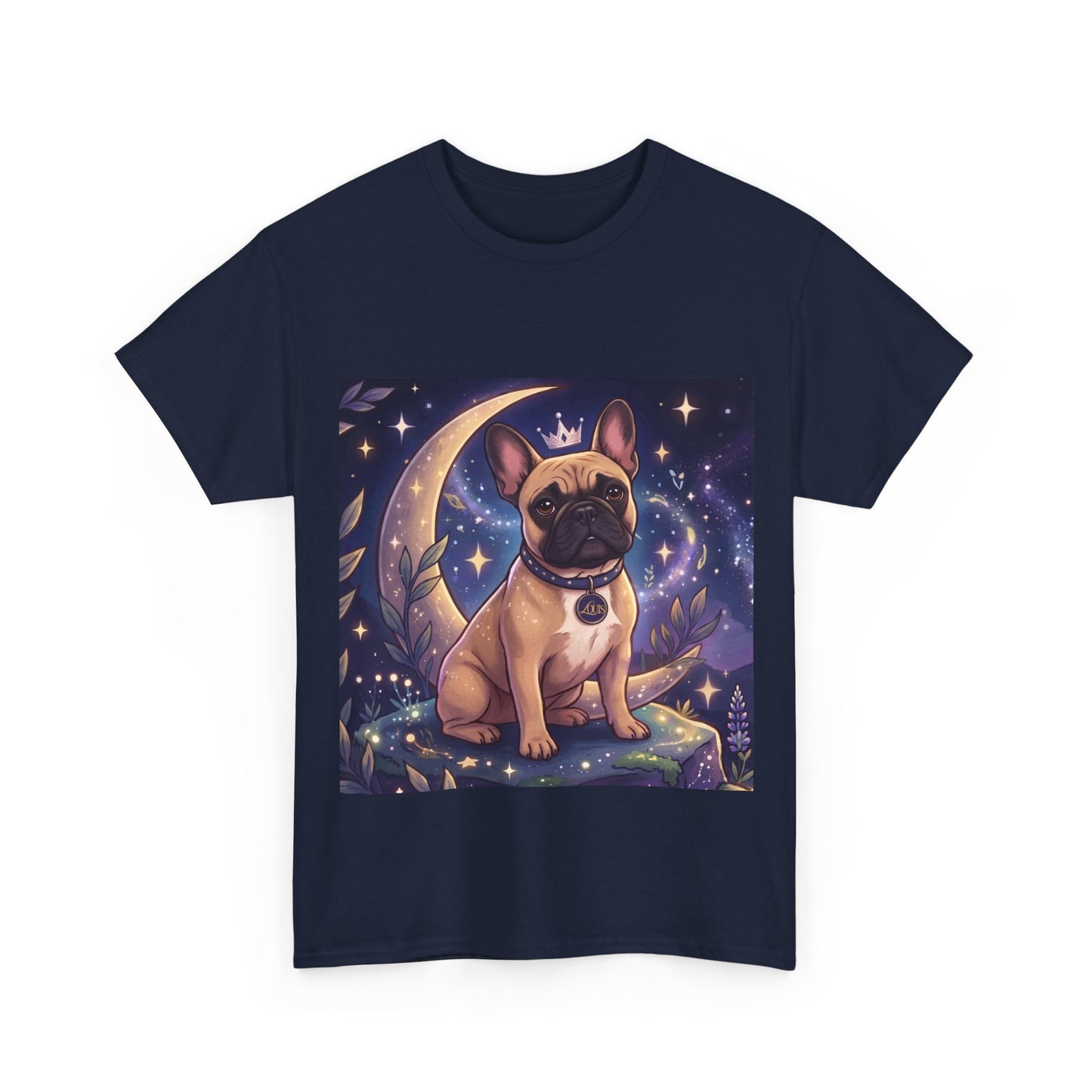 French Bulldog Moon Tee — Cute Frenchie Tee phantasy style