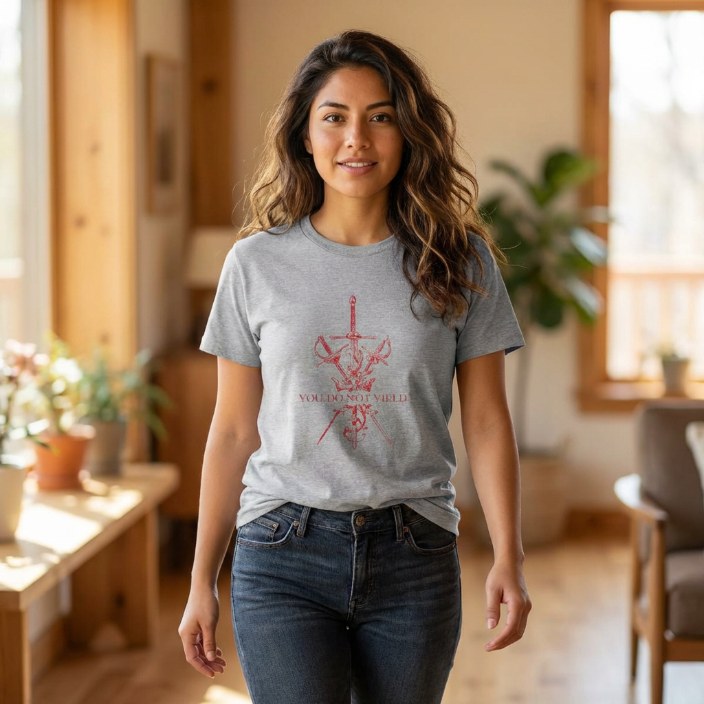 You Do Not Yield T-Shirt - Throne of Glass Aelin Galathynius Shirt