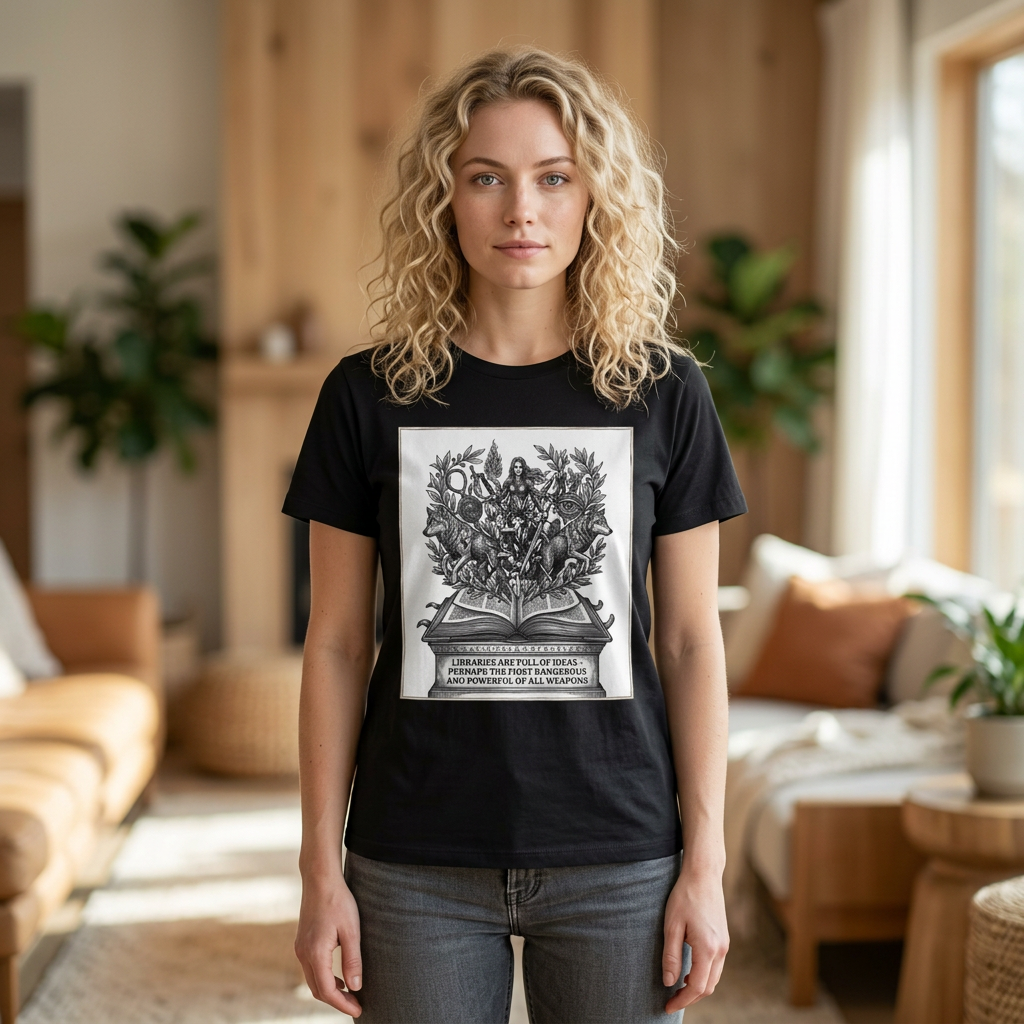 Romantasy Book Lover T-Shirt | Dark Fantasy Wolf Graphic Tee