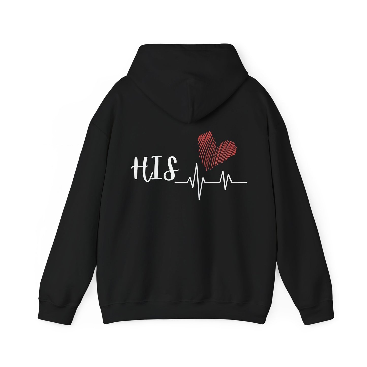 His Hoodie – Matching Valentine's Pullover - Unisex Fleece Hoodie