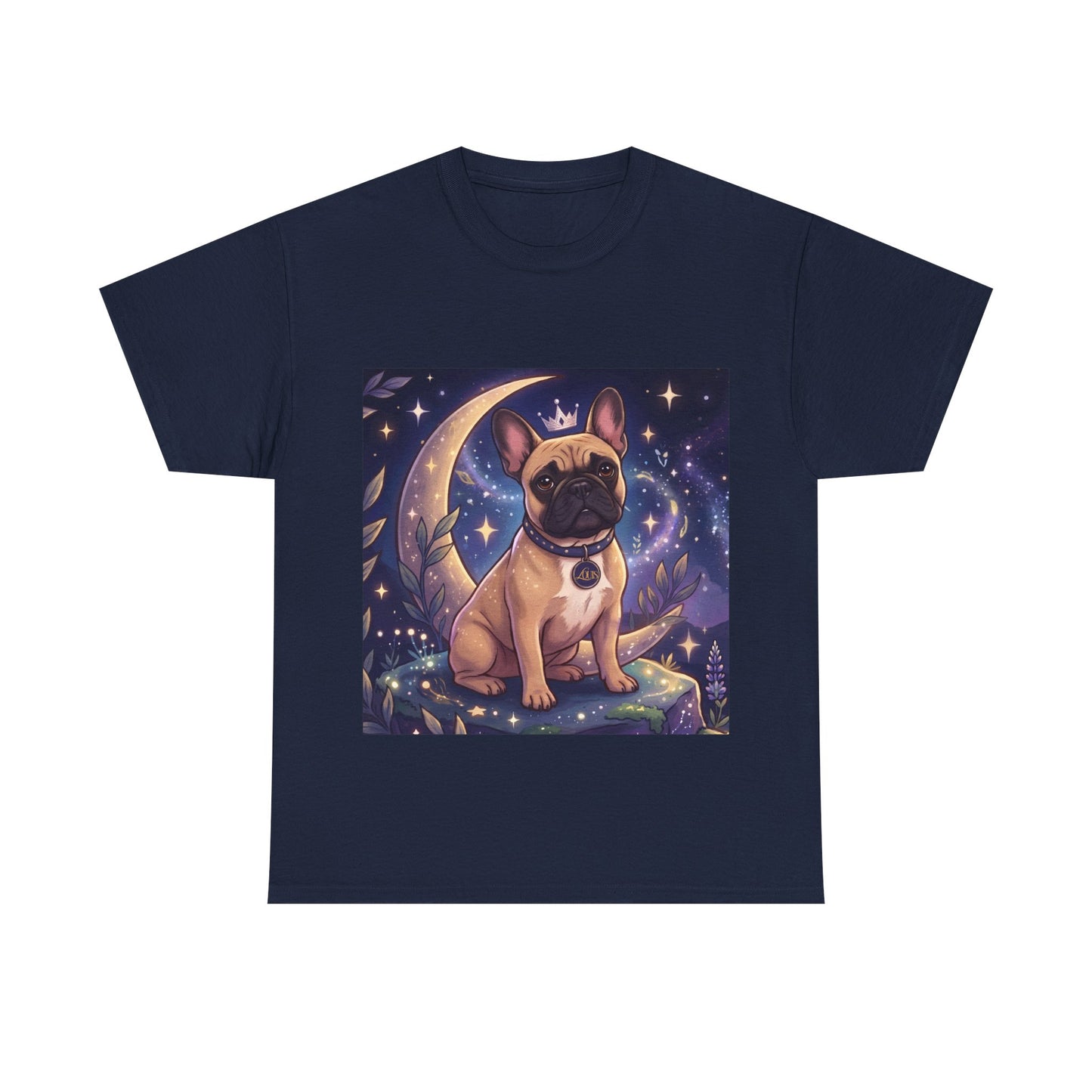 French Bulldog Moon Tee — Cute Frenchie Tee phantasy style