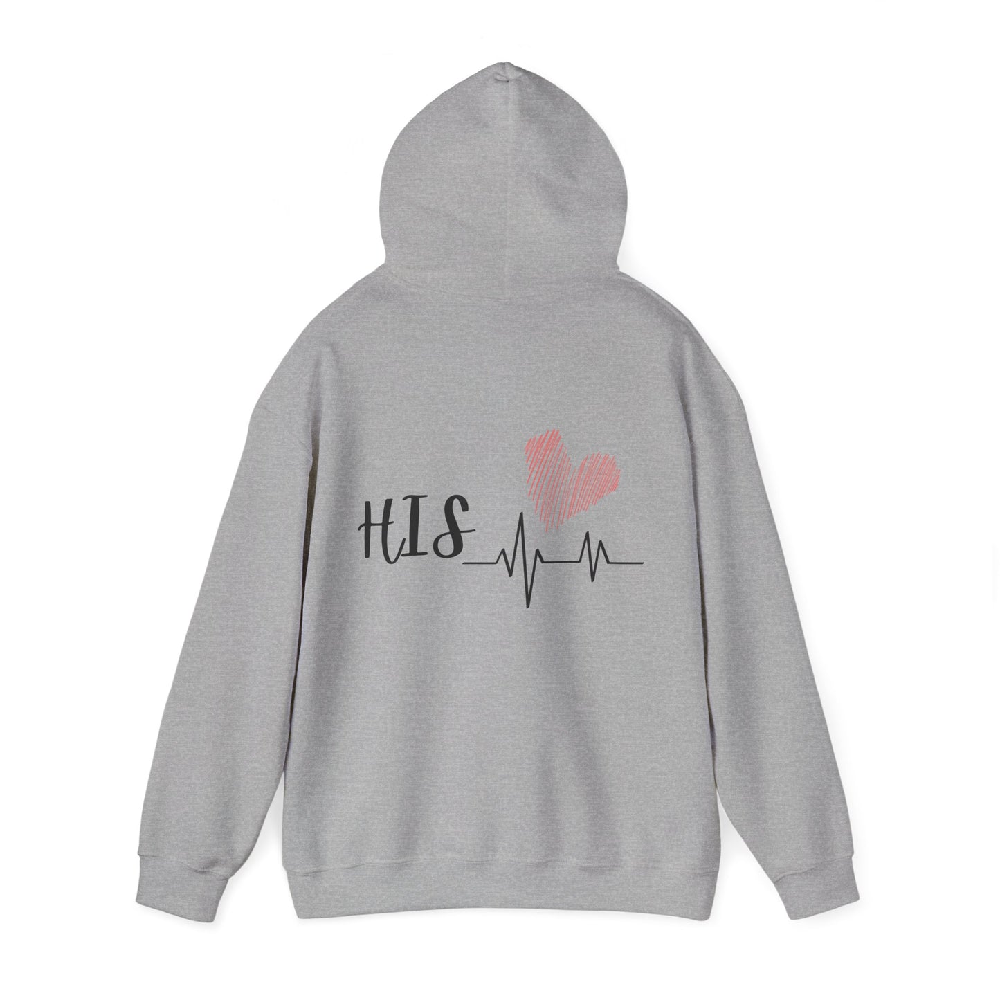 His Hoodie – Matching Valentine's Pullover - Unisex Fleece Hoodie